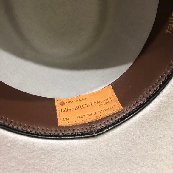 Wide Brim Hat Grey S/M Wool - Picture 6 of 15